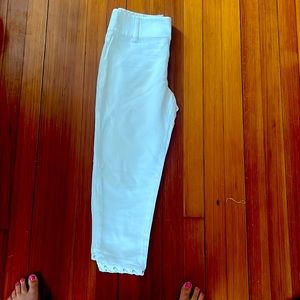Rag & Bone white cropped pants